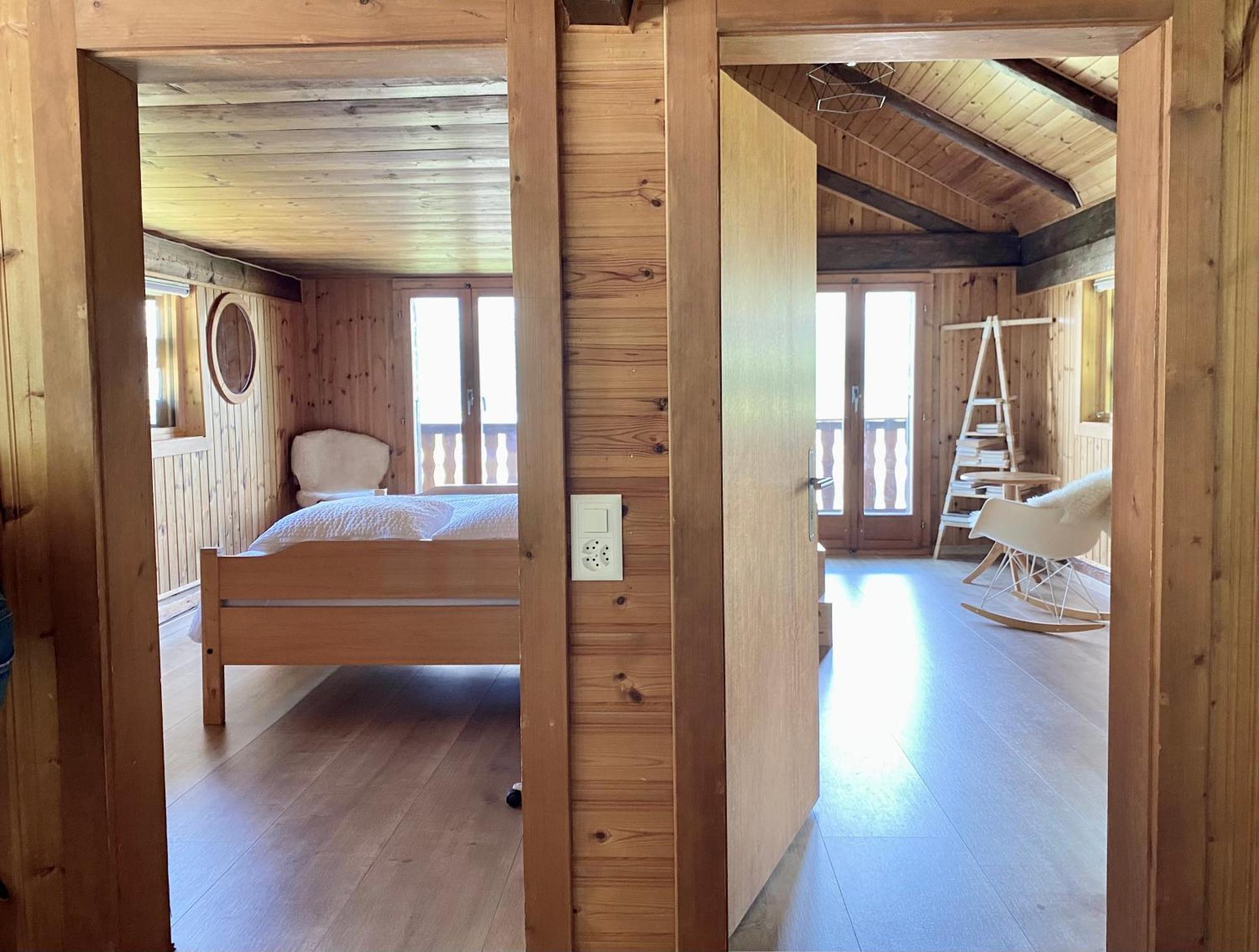 Eco Lodge With Jacuzzi And View In The Swiss Alps Grône المظهر الخارجي الصورة